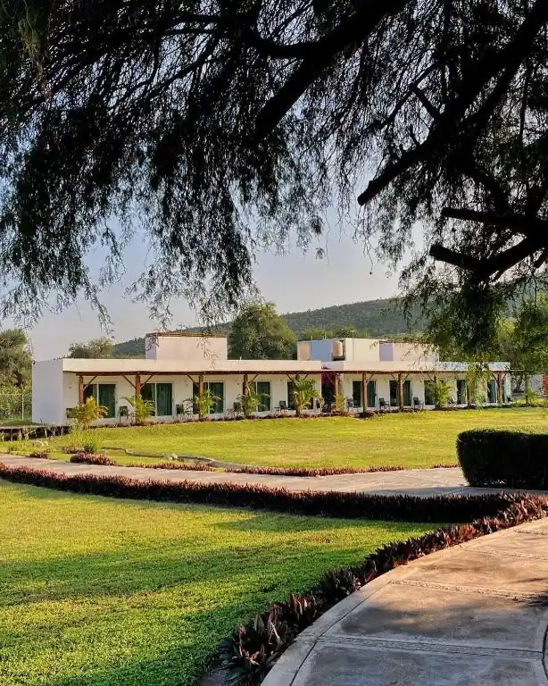 Standard Family Room - Two Double Beds - Hotel Los Lirios exterior and gardens